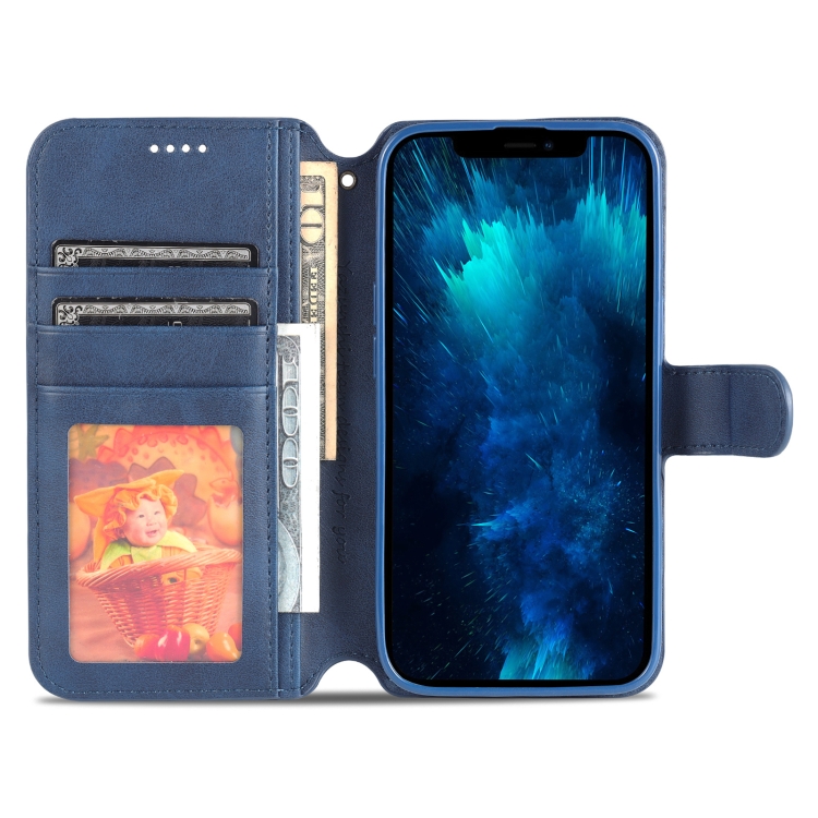 AZNS AZNS iPhone 14 Pro Fodral Läder Blå