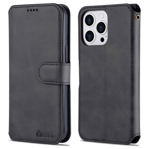 AZNS AZNS iPhone 14 Pro Fodral Läder Svart