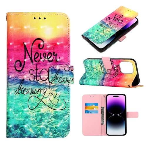  iPhone 14 Pro Fodral Med Tryck Never Stop Dreaming