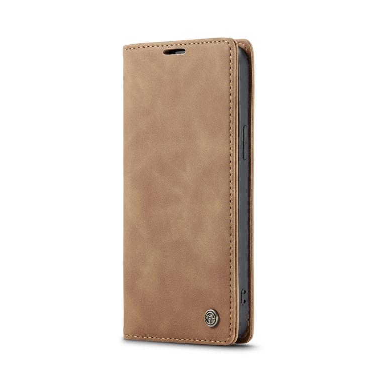 CASEME CASEME iPhone 14 Pro Fodral Retro Flip Brun