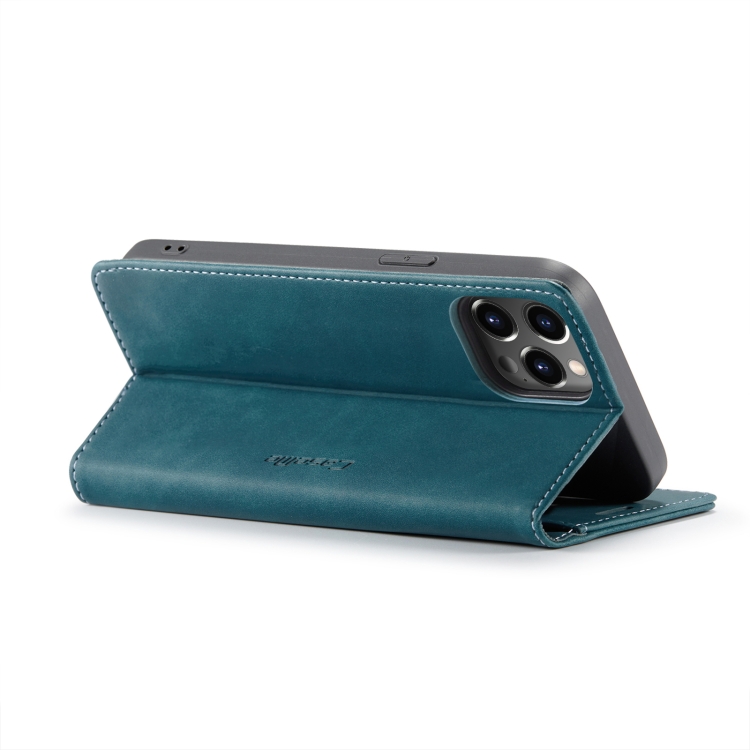 CASEME CASEME iPhone 14 Pro Fodral Retro Flip Blå