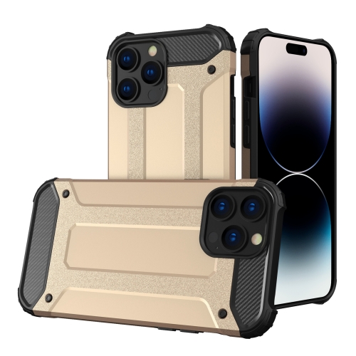  iPhone 14 Pro Skal Magic Armor Hybrid Guld