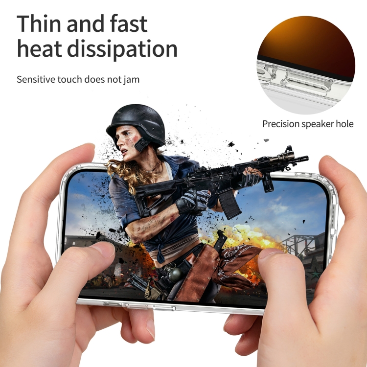  iPhone 14 Pro Skal Shockproof Akryl/TPU Transparent