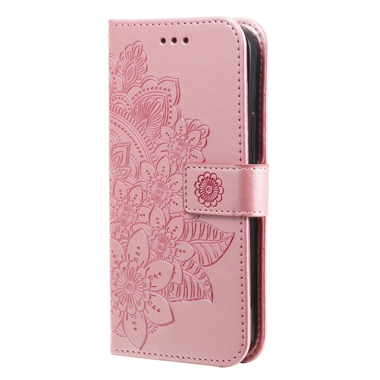  iPhone 14 Pro Fodral Mandala Blossom Roséguld