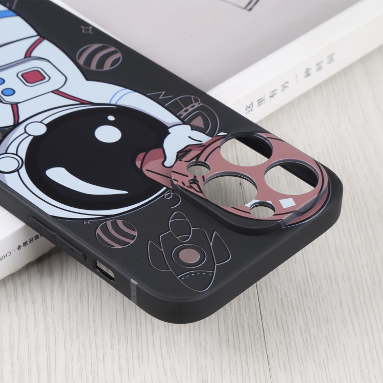  iPhone 14 Pro Skal Spaceman Svart/Brun