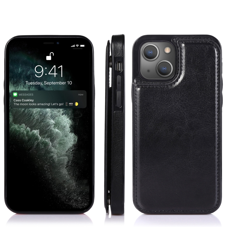  iPhone 14 Pro Skal Med Kortfack Svart
