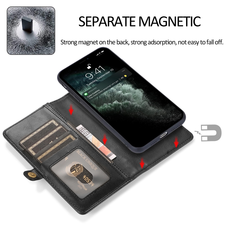  iPhone 14 Pro 2in1 Fodral Magnet Med Frontficka Svart
