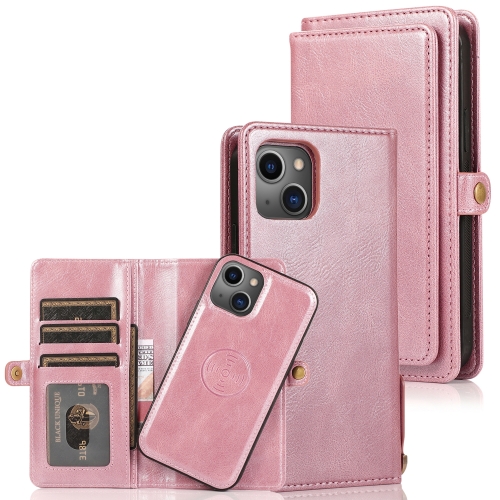  iPhone 14 Pro 2in1 Fodral Magnet Med Frontficka Roséguld