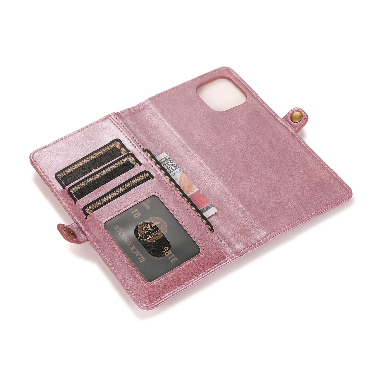  iPhone 14 Pro 2in1 Fodral Magnet Med Frontficka Roséguld