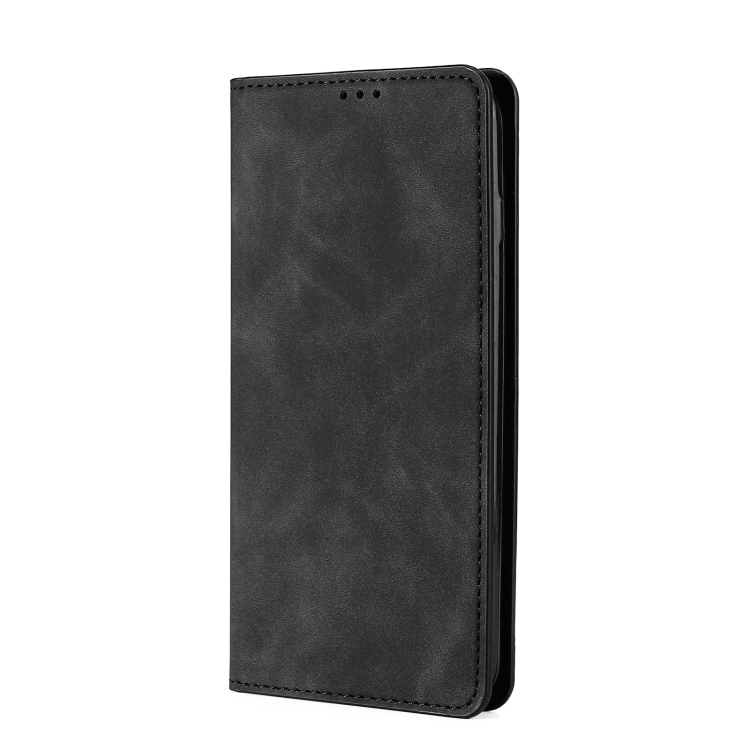  iPhone 14 Pro Fodral Skin Touch Flip Svart