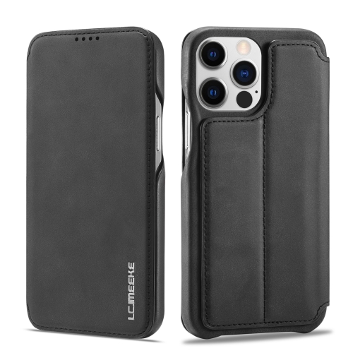 LC.IMEEKE LC.IMEEKE iPhone 14 Pro Fodral Slim Flip Svart