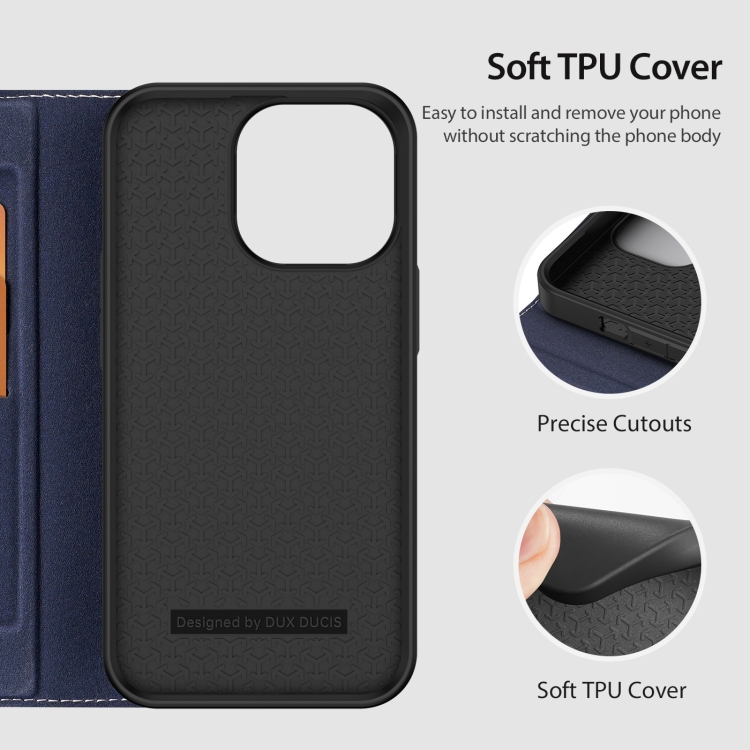 DUX DUCIS DUX DUCIS iPhone 14 Pro Fodral Skin X2 Premium Blå