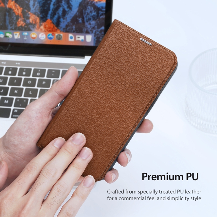 DUX DUCIS DUX DUCIS iPhone 14 Pro Fodral Skin X2 Premium Brun