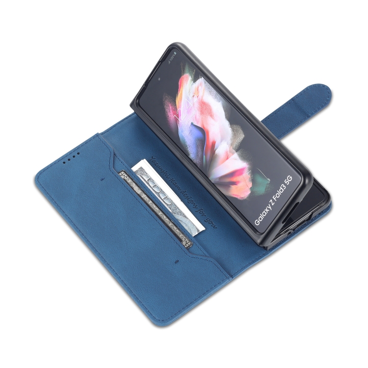 AZNS AZNS Galaxy Z Fold 3 Fodral Skin Touch Blå