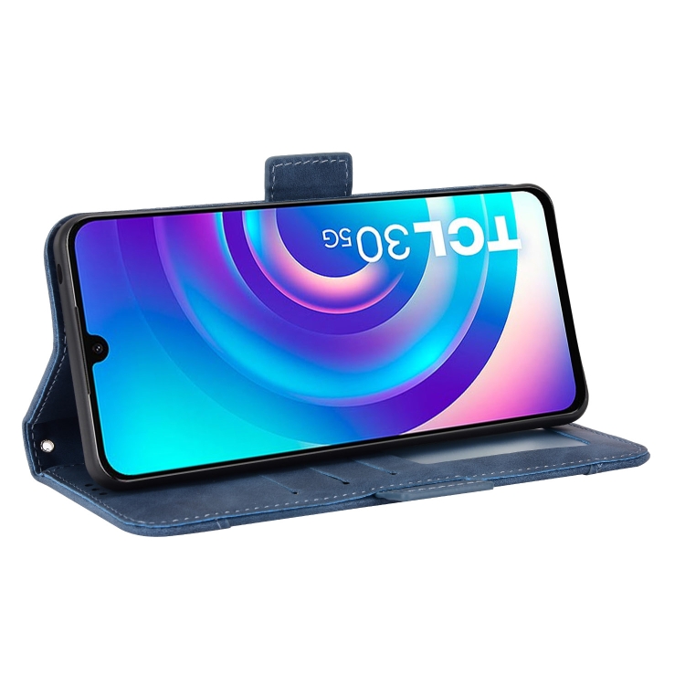 TCL 30+ (2022) Fodral Avtagbart Kortfodral Blå