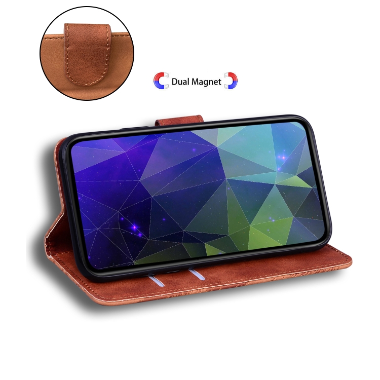 Motorola Moto G52/G82 Fodral Skin Touch Brun