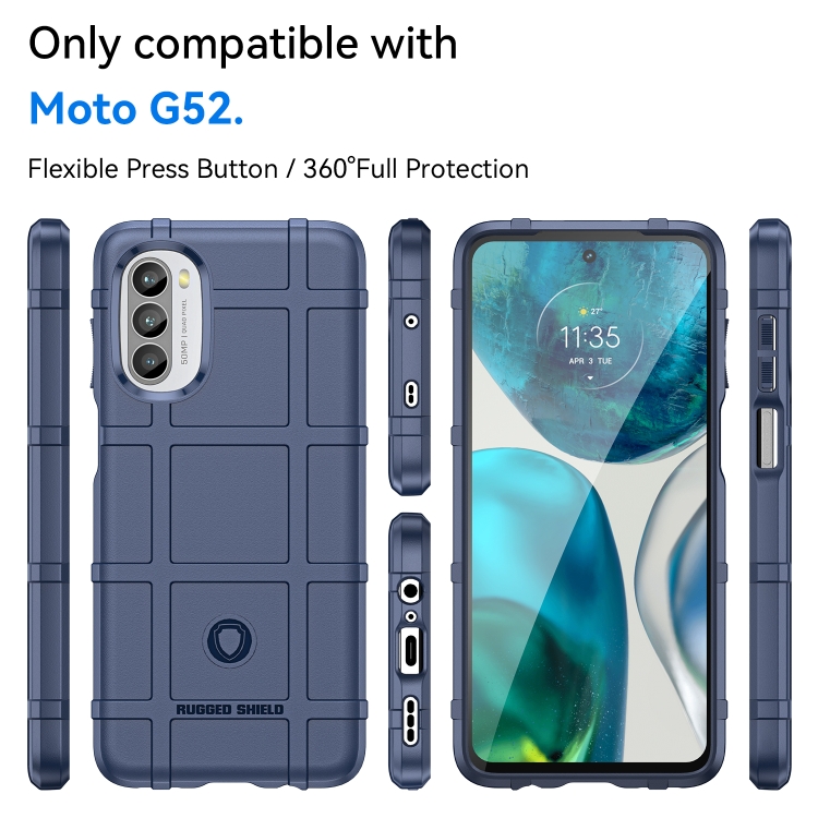  Motorola Moto G52/G82 Skal Robust Blå