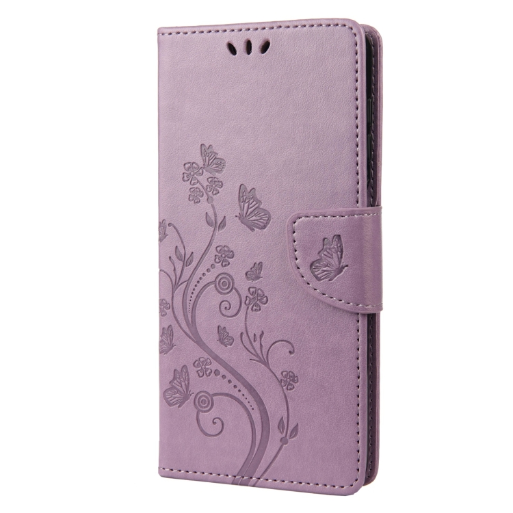  Motorola Moto G52/G82 Fodral Blommigt Tryck Ljus Lila