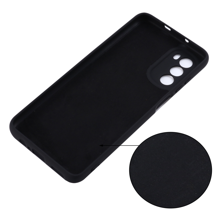  Motorola Moto G52/G82 Skal Liquid Silikon Svart