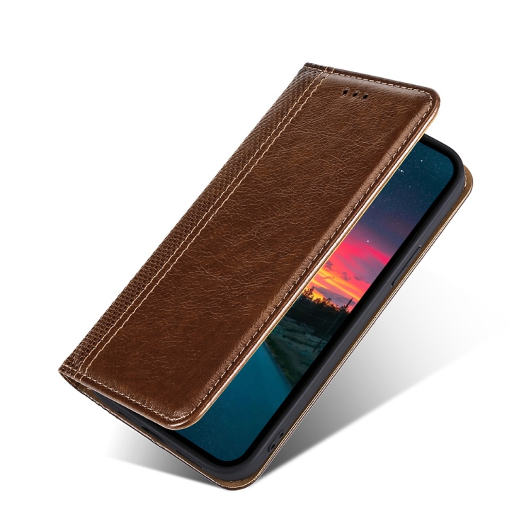  TCL 30+ (2022) Fodral Flip Läder Brun