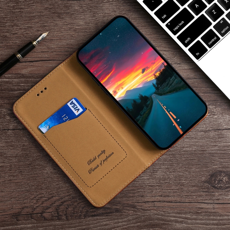  TCL 30+ (2022) Fodral Flip Läder Brun