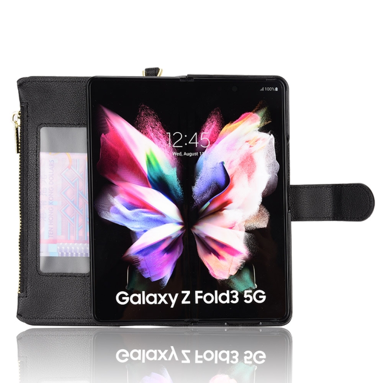  Galaxy Z Fold 3 Fodral Multifunktionell Svart