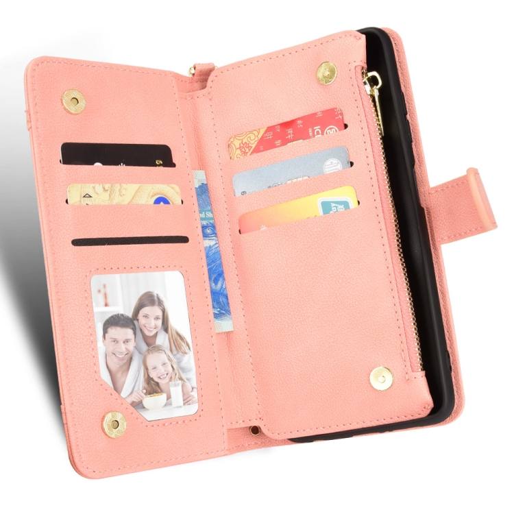  Galaxy Z Fold 3 Fodral Multifunktionell Rosa