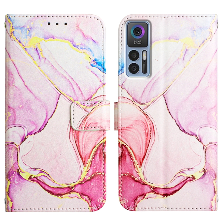  TCL 30+ (2022) Fodral Marmor Rosa