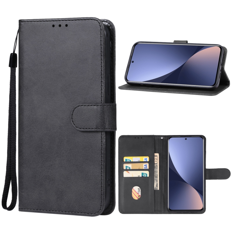  Xiaomi 13 5G Fodral Solid Läder Svart
