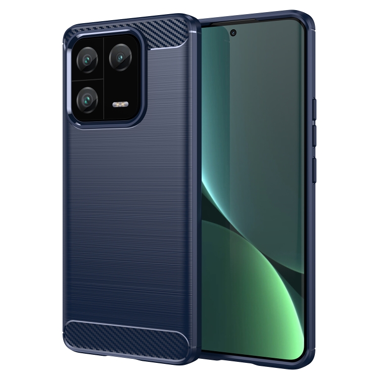  Xiaomi 13 Pro 5G Skal Borstad Stål Textur Blå