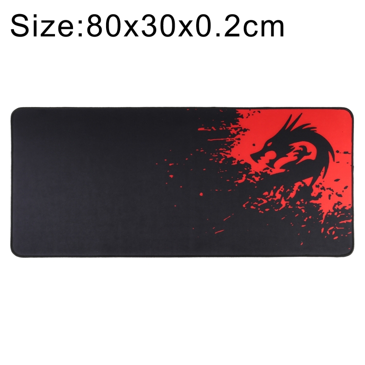  800 x 300 mm Musmatta/Skrivbordsmatta Red Dragon
