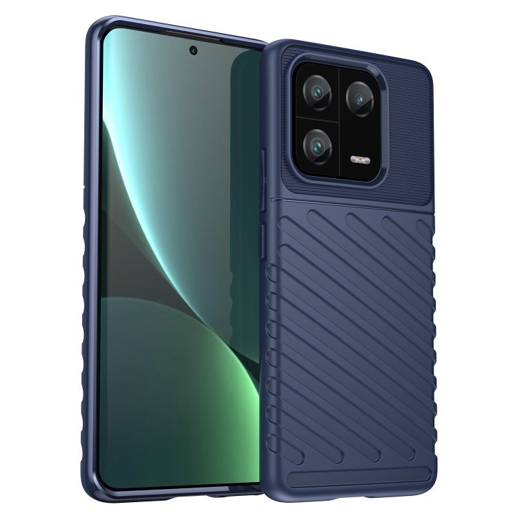 Xiaomi 13 Pro 5G Skal Twill Textur Blå