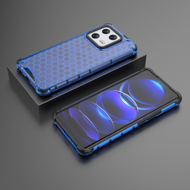  Xiaomi 13 Pro 5G Skal Shockproof Honeycomb Textur Blå