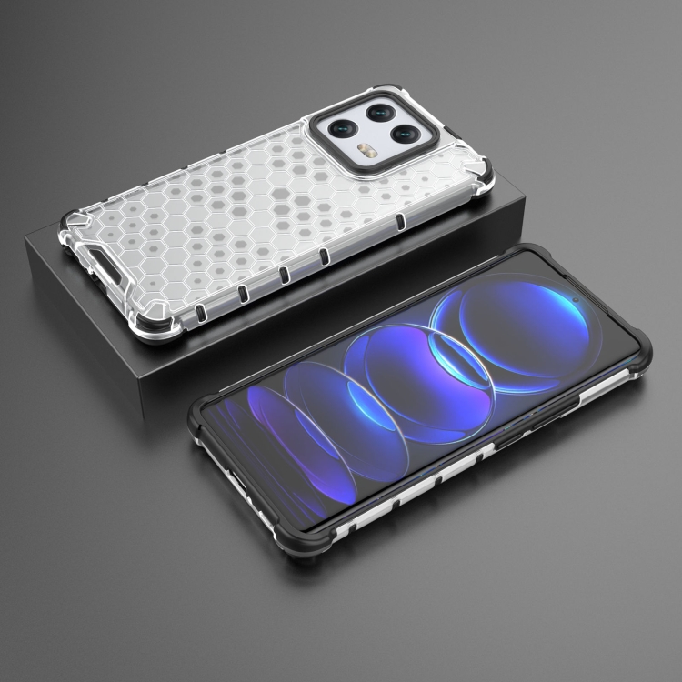  Xiaomi 13 Pro 5G Skal Shockproof Honeycomb Textur Vit