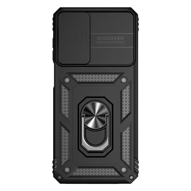  Motorola Moto G52/G82 Skal CamShield Ring Armor Svart