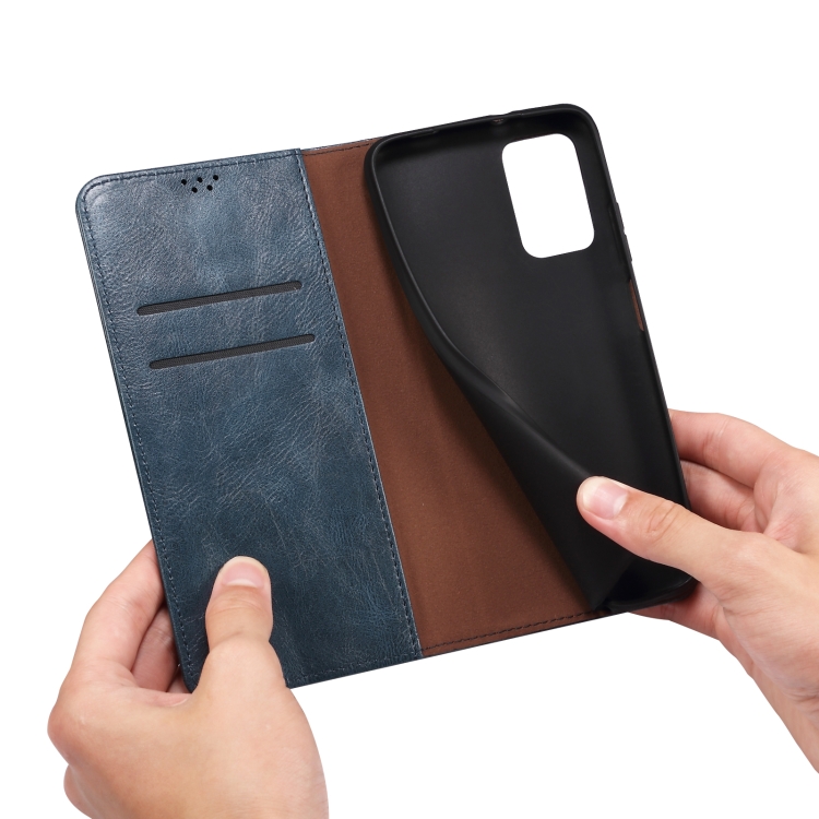  Xiaomi 13 Pro 5G Fodral Oil Wax Flip Läder Blå