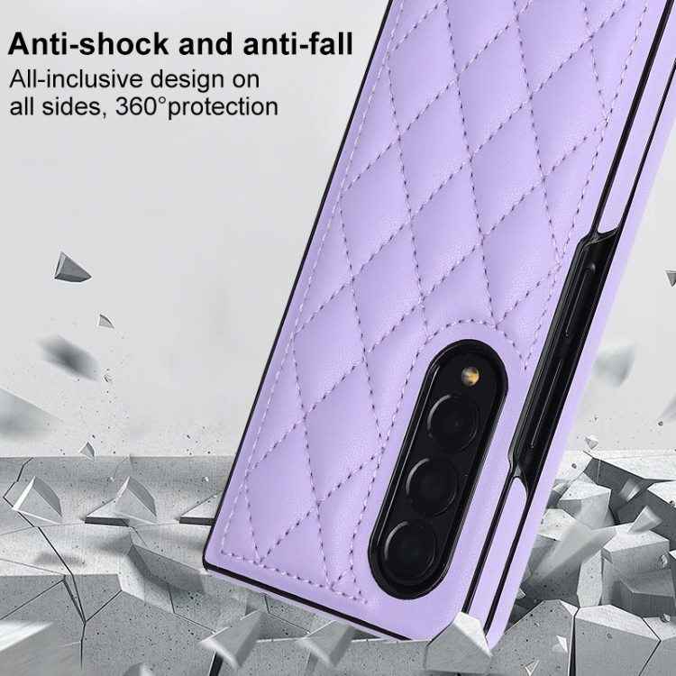  Galaxy Z Fold 3 Skal Diamond Lila