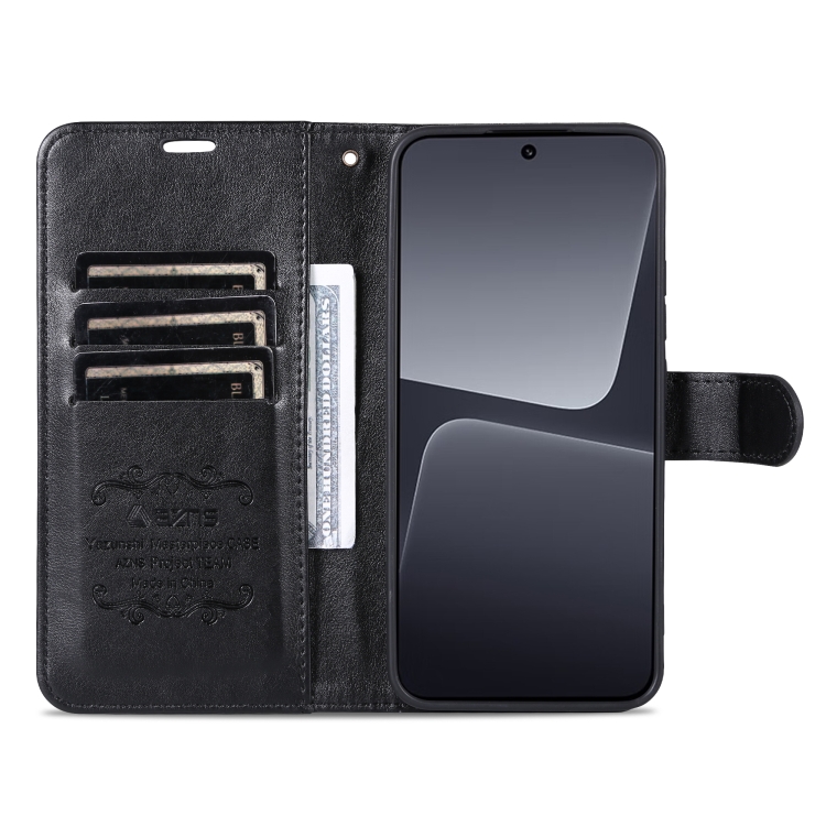 AZNS AZNS Xiaomi 13 Pro 5G Fodral Läder Svart