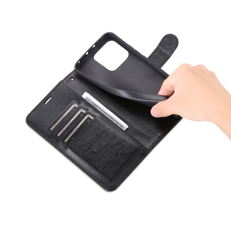 AZNS AZNS Xiaomi 13 Pro 5G Fodral Läder Svart