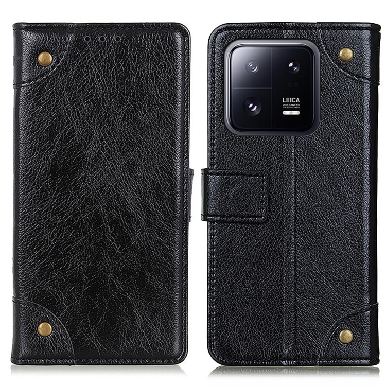  Xiaomi 13 5G Fodral Mässing Dekor Svart