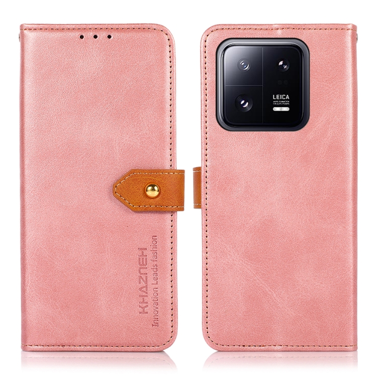 KHAZNEH KHAZNEH Xiaomi 13 5G Fodral Dual-Color Roséguld