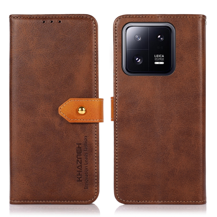 KHAZNEH KHAZNEH Xiaomi 13 5G Fodral Dual-Color Brun