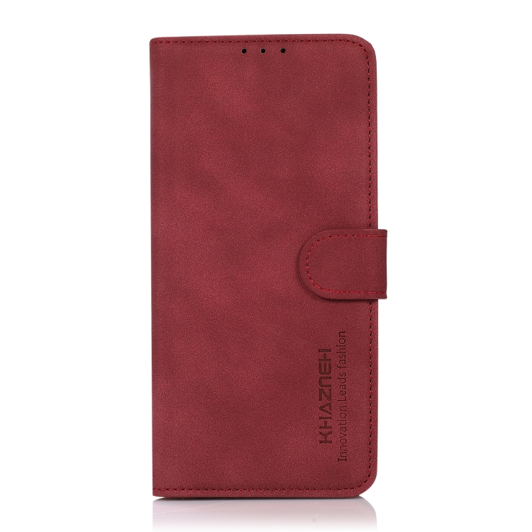 KHAZNEH KHAZNEH Xiaomi 13 5G Fodral Retro Läder Röd