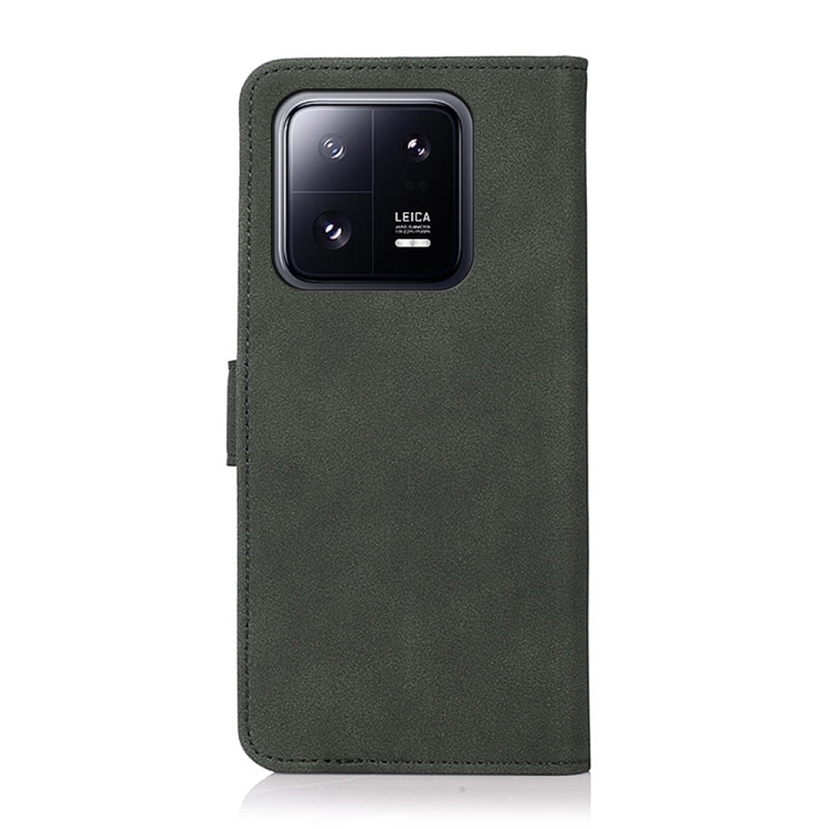KHAZNEH KHAZNEH Xiaomi 13 5G Fodral Retro Läder Grön