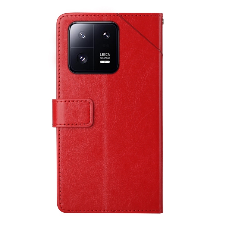 Xiaomi 13 5G Fodral Y-Design Läder Röd