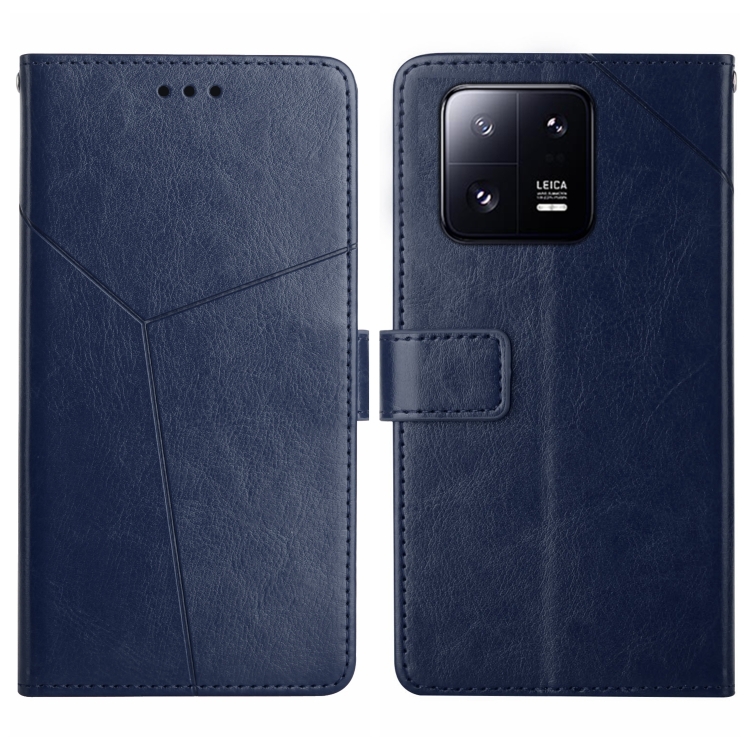  Xiaomi 13 5G Fodral Y-Design Läder Blå