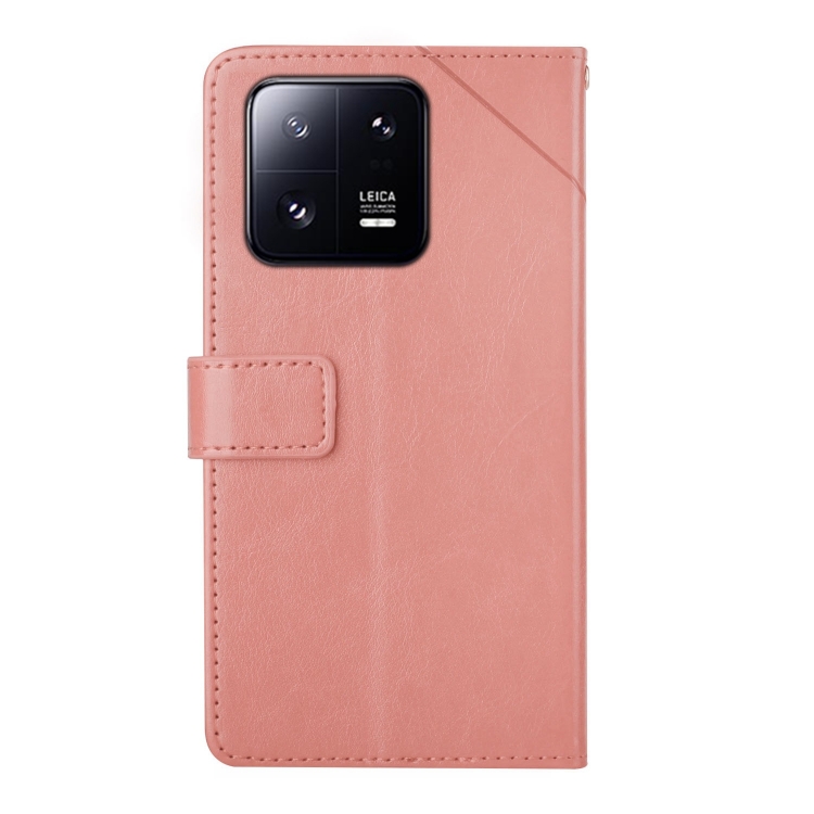  Xiaomi 13 5G Fodral Y-Design Läder Roséguld