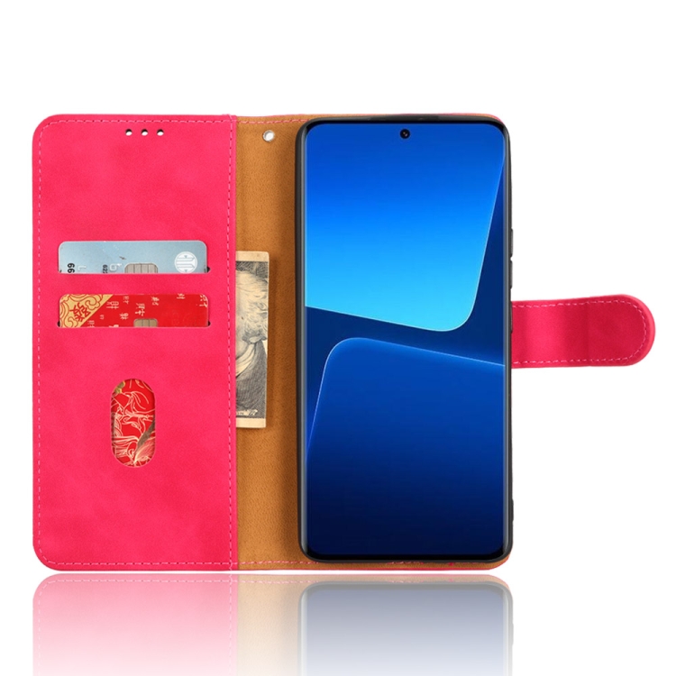  Xiaomi 13 Pro 5G Fodral Skin Touch Rosa/Röd