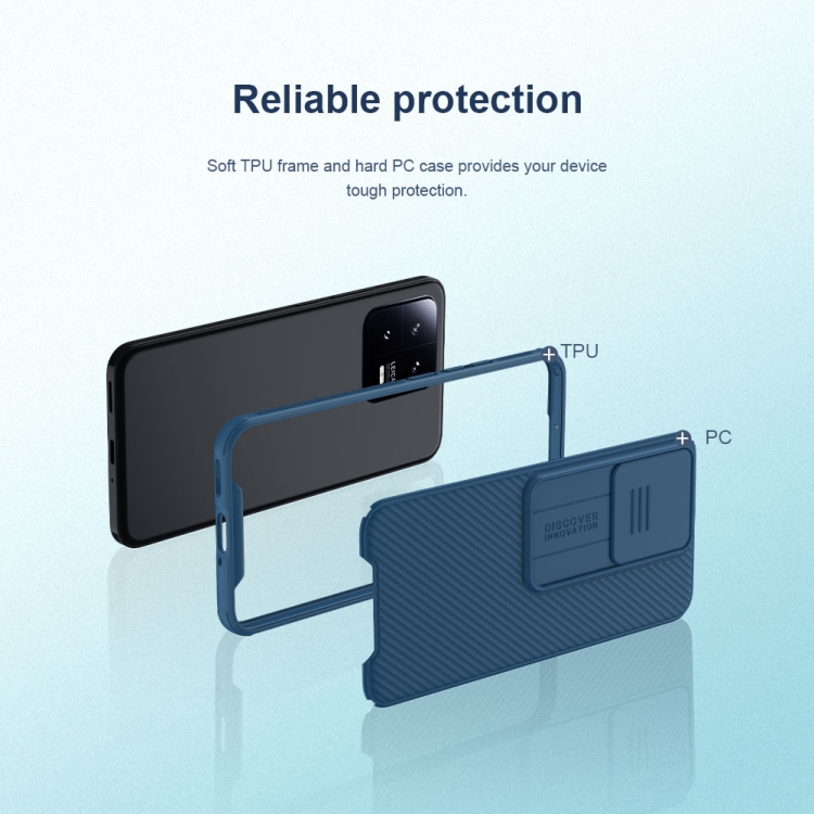 NILLKIN NILLKIN Xiaomi 13 5G Skal CamShield Pro Blå