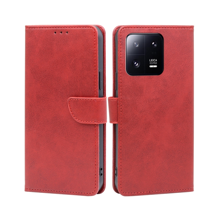  Xiaomi 13 Pro 5G Fodral Läder Röd